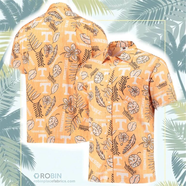 Tennessee Volunteers Vintage Floral Button-Up Shirt