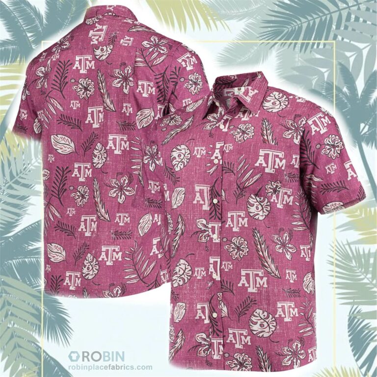 Texas A&M Aggies Vintage Floral Button-Up Shirt