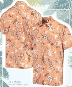 Texas Longhorns Vintage Floral Button-Up Shirt