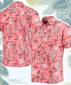 Texas Tech Red Raiders Vintage Floral Button-Up Shirt Texas Tech Red Raiders Vintage Floral Button-Up Shirt