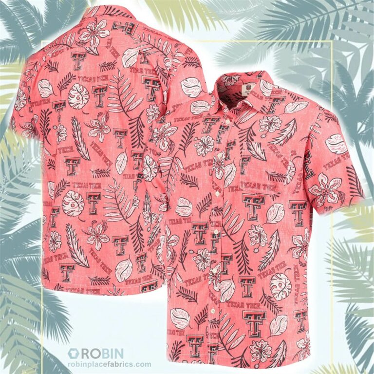 Texas Tech Red Raiders Vintage Floral Button-Up Shirt