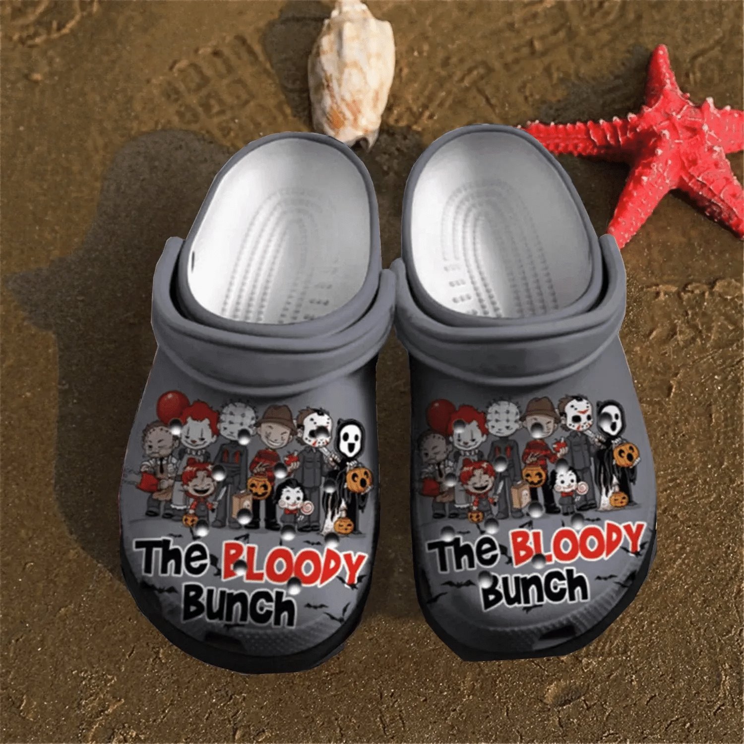 The Bloody Bunch Chibi Crocs - Classic Clog - RobinPlaceFabrics