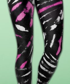 Tie Dye Black Yoga Leggings