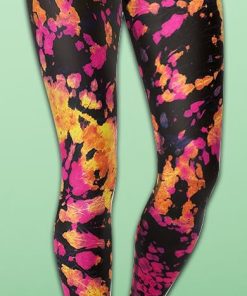 Tie Dye Multicolor Yoga Leggings