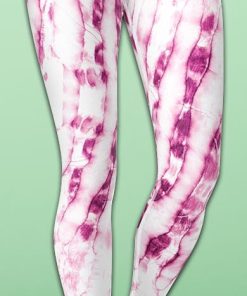 Tie Dye Pinkish Yoga Leggings