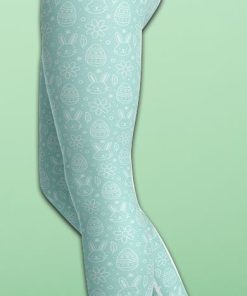Two Bunnies Easter Yoga Leggings