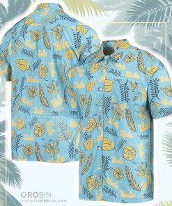 UCLA Bruins Vintage Floral Button-Up Shirt