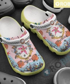 Versace Colorful Ocean Flowers Crocs