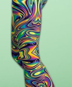 Vibrant Psychedelic Yoga Leggings Vibrant Psychedelic Yoga Leggings
