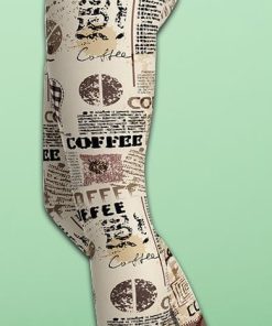 Vintage Coffee Yoga Leggings Vintage Coffee Yoga Leggings