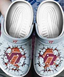 Virginia Tech Hokies Football Acc Ncaaf Teams Gift For Fan Crocs – Classic Clog