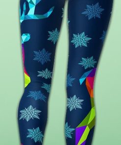 Vivid Reindeer Yoga Leggings Vivid Reindeer Yoga Leggings