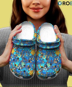 Water Pokemon Type Pattern Custom Classic Classic Clogs