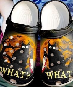 What Black Cat Rubber Crocs – Classic Clog