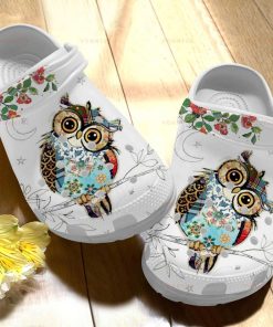 Whitesole Owl Beautiful  Crocs – Classic Clog