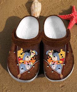 Winnie-The-Pooh Leatherette Rubber Unisex Crocs Winnie-The-Pooh Leatherette Rubber Unisex Crocs
