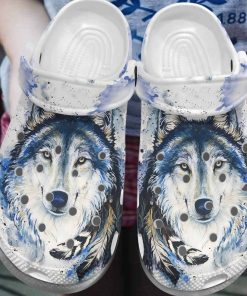 Wolf Winter 6 Crocs – Classic Clog