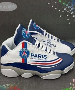 Air Jordan 13 Sneaker Paris Saint-Germain Logo Tricolor Themed Air Jordan 13 Sneaker Paris Saint-Germain Logo Tricolor Themed