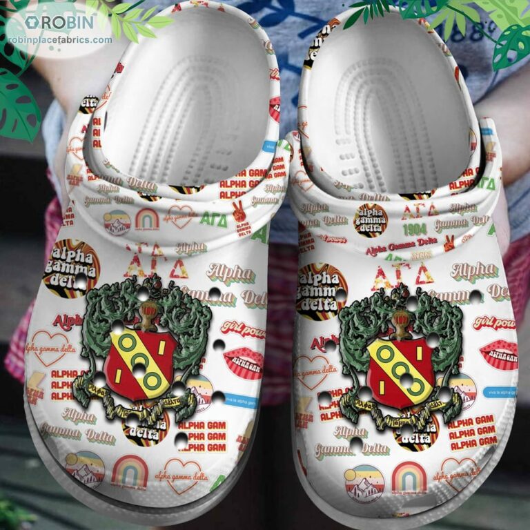 Alpha Gamma Delta Crocs Classic Clogs Shoes