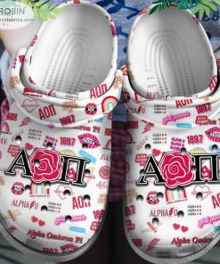 Alpha Omicron Pi Crocs Classic Clogs Shoes Alpha Omicron Pi Crocs Classic Clogs Shoes