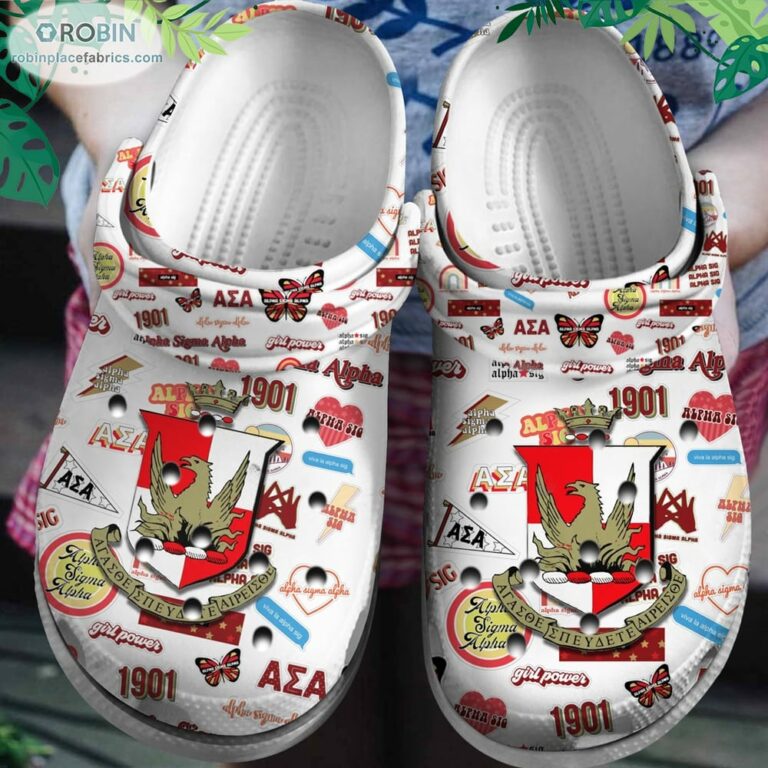Alpha Sigma Alpha Crocs Classic Clogs Shoes