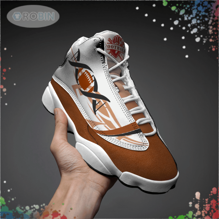 American Football Brown And White Air Jordan 13 Sneaker