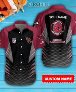 Arizona Cardinals Personalized Casual Button Down Short Sleeve Shirt Arizona Cardinals Personalized Casual Button Down Short Sleeve Shirt