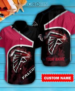 Atlanta Falcons Personalized Casual Button Down Short Sleeve Shirt Atlanta Falcons Personalized Casual Button Down Short Sleeve Shirt