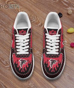 Atlanta Falcons Louis Vuitton Pattern Custom Name AF1 Shoes
