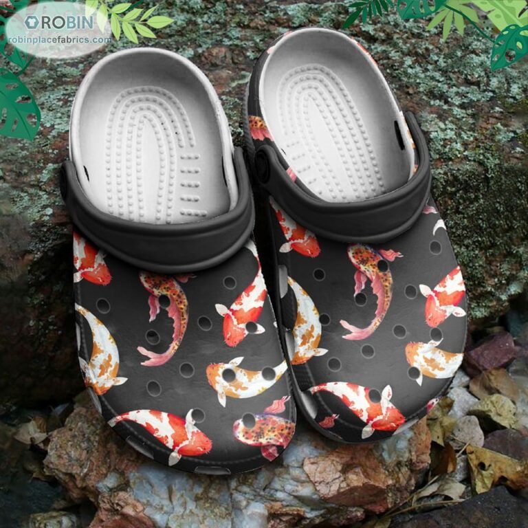 Beautiful Fish Pattern Crocs Classic Clogs Shoes CR1251