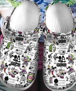 Beetlejuice Crocs Classic Clog Shoes CR0839 Beetlejuice Crocs Classic Clog Shoes CR0839