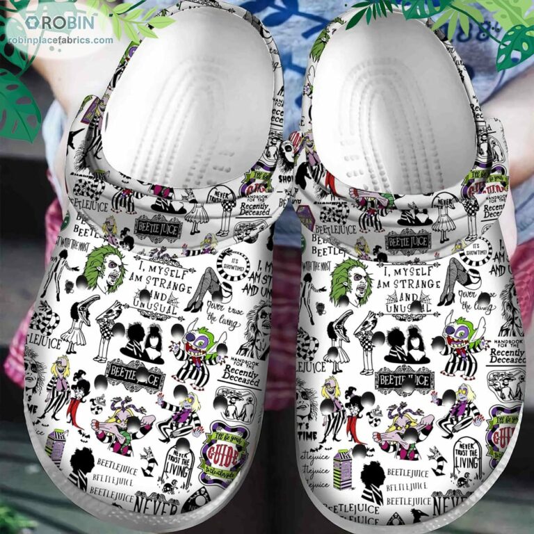 Beetlejuice Crocs Classic Clog Shoes CR0839