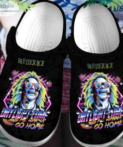 Beetlejuice Halloween Daylight Come Crocs Classic Clog Shoes CR1177 Beetlejuice Halloween Daylight Come Crocs Classic Clog Shoes CR1177