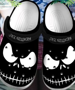 Black Jack Skellington Horror Movie Halloween Crocs Classic Clogs Shoes CR1145 Black Jack Skellington Horror Movie Halloween Crocs Classic Clogs Shoes CR1145