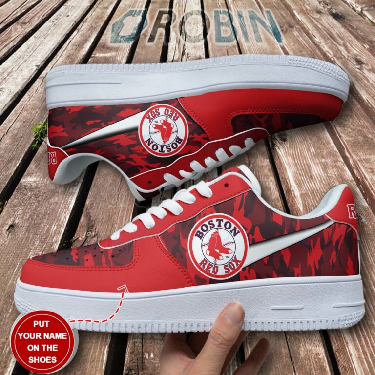 Boston Red Sox Personalized AF1 Sneakers 87