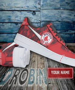 Boston Red Sox Personalized AF1 Sneakers 87 Boston Red Sox Personalized AF1 Sneakers 87