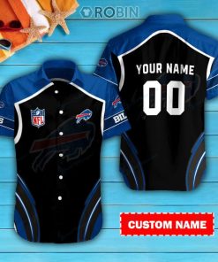 Buffalo Bills Personalized Casual Button Down Short Sleeve Shirt Pl327
