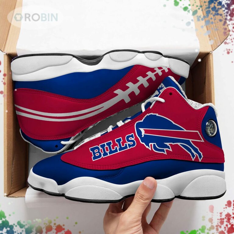 Buffalo Bills Jordan 13 Shoe Gifts For Him Rugby Shoes Jordan 13