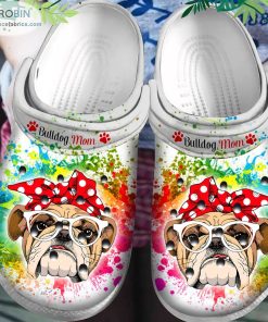 Bulldog Mom Crocs Classic Clogs Shoes