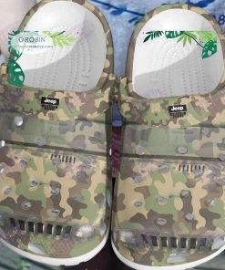 Camo Jeep Car Crocs Classic Clogs Shoes