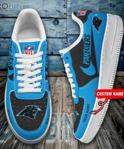 Carolina Panthers Personalized Air Force 1 Shoes
