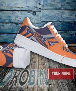 Chicago Bears Personalized Air Force 1 Shoes