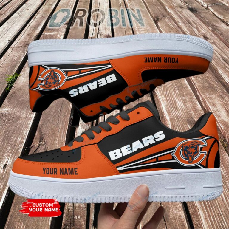 Chicago Bears Personalized Air Force 1 Shoes