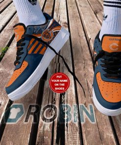 Chicago Bears Personalized Air Force 1 Shoes\
