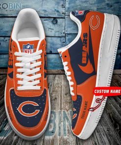 Chicago Bears Personalized Air Force 1 Shoes