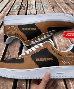 Chicago Bears Personalized Air Force 1 Shoes
