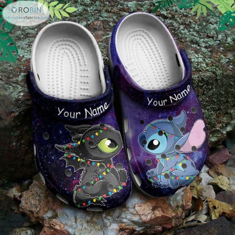Christmas Crocs Stitch And Toothless CR1256