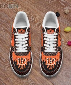 Cincinnati Bengals Louis Vuitton Pattern Custom Name Air Force 1 Shoes