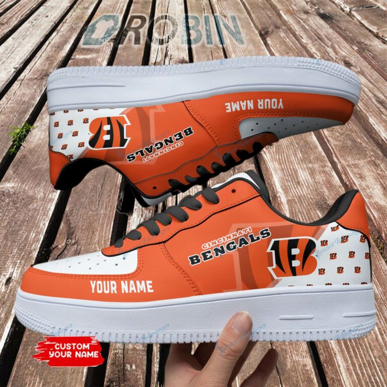 Cincinnati Bengals Personalized Air Force 1 Shoes