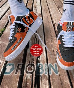 Cincinnati Bengals Personalized Air Force 1 Shoes